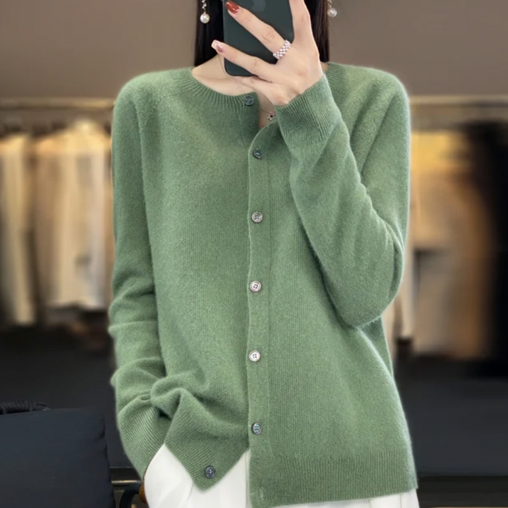 Grethe | Hyggelig Cardigan med Knapper - Freya Kobenhavn