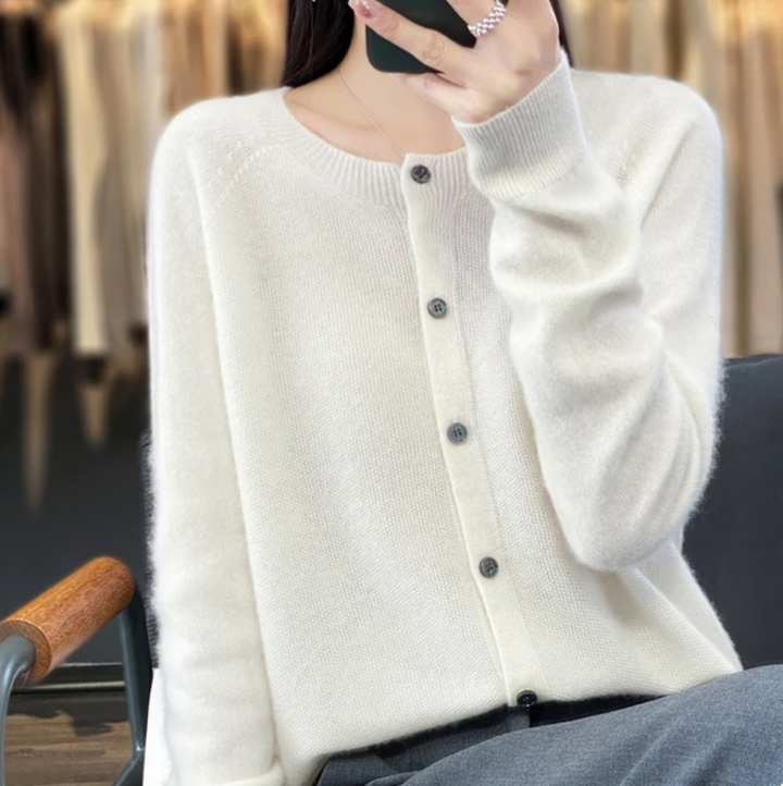 Grethe | Hyggelig Cardigan med Knapper - Freya Kobenhavn