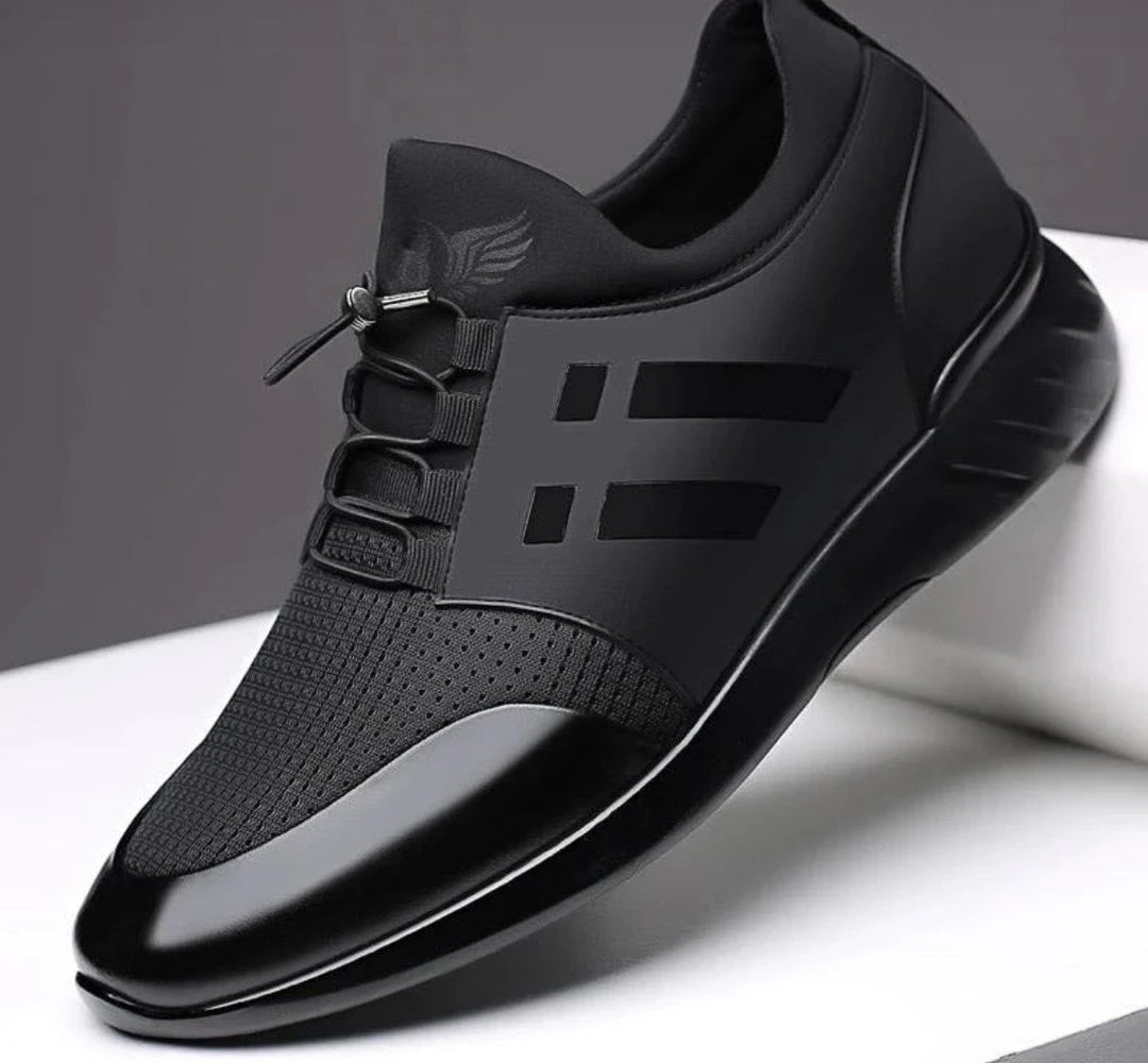 Kornelius | Herre Slip-On Sneakers med Elastiske Snørebånd - Freya Kobenhavn