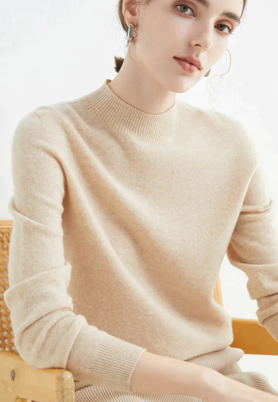 Ida™ | Hyggelig Højhalset Sweater - Freya Kobenhavn