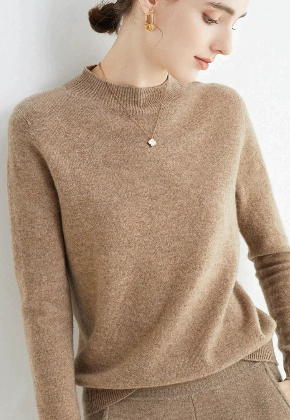 Ida™ | Hyggelig Højhalset Sweater - Freya Kobenhavn