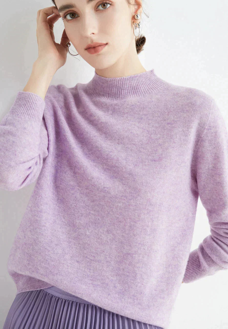 Ida™ | Hyggelig Højhalset Sweater - Freya Kobenhavn
