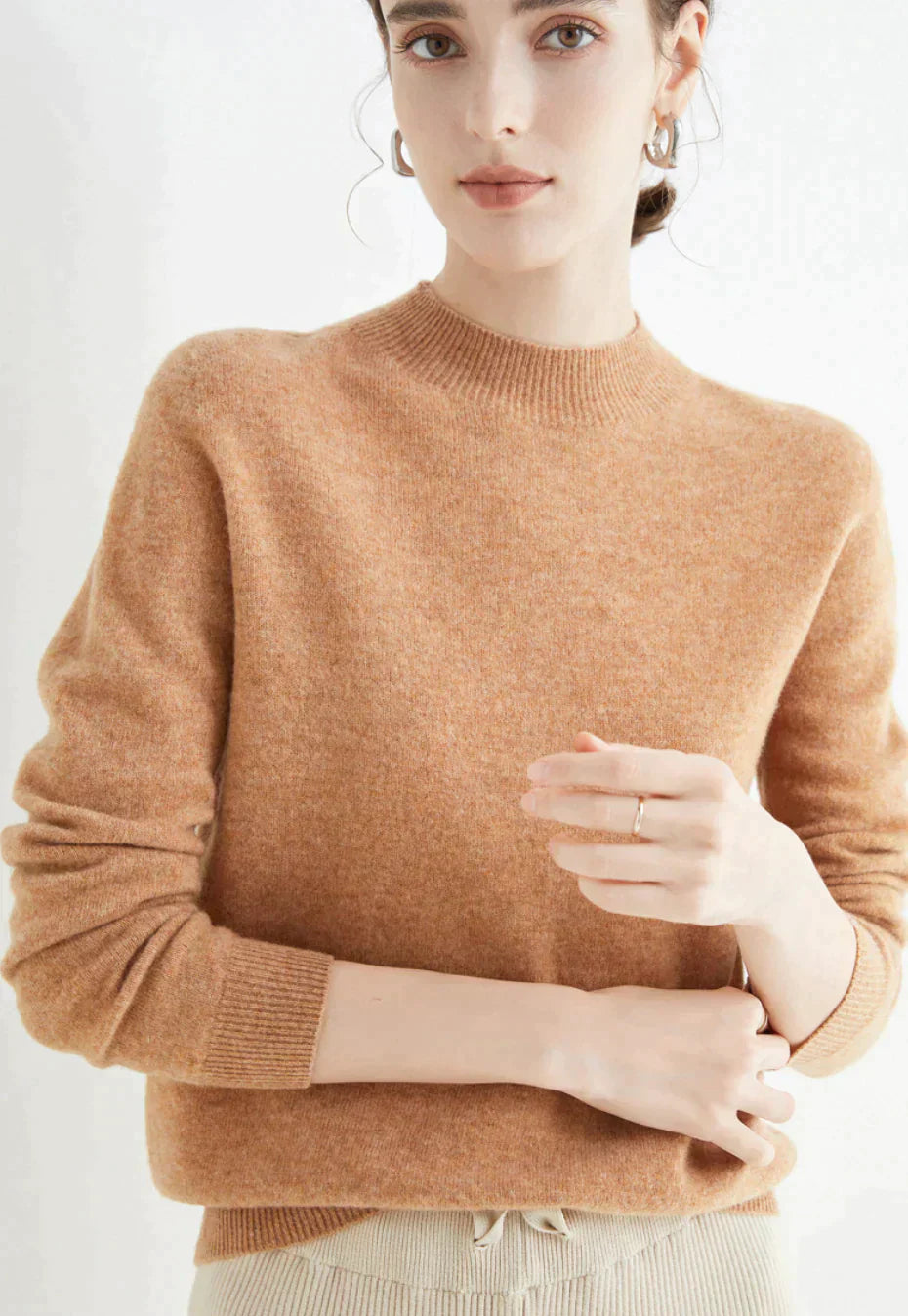 Ida™ | Hyggelig Højhalset Sweater - Freya Kobenhavn