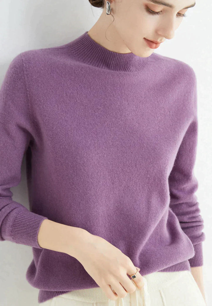 Ida™ | Hyggelig Højhalset Sweater - Freya Kobenhavn