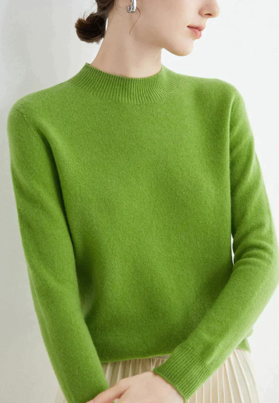 Ida™ | Hyggelig Højhalset Sweater - Freya Kobenhavn