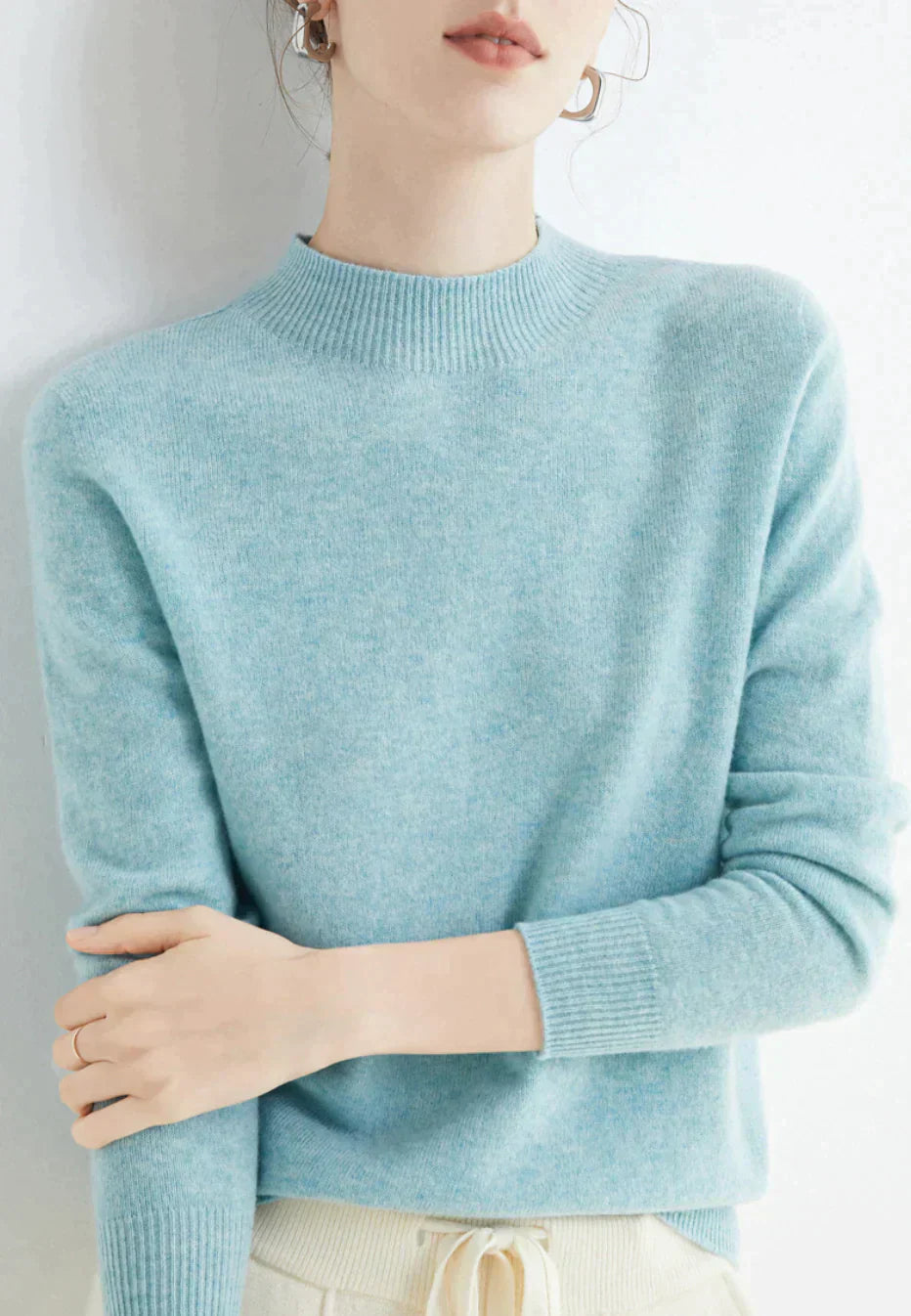 Ida™ | Hyggelig Højhalset Sweater - Freya Kobenhavn
