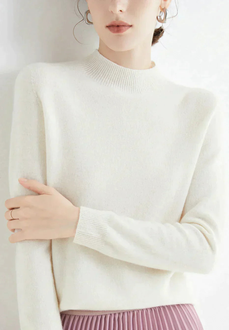 Ida™ | Hyggelig Højhalset Sweater - Freya Kobenhavn
