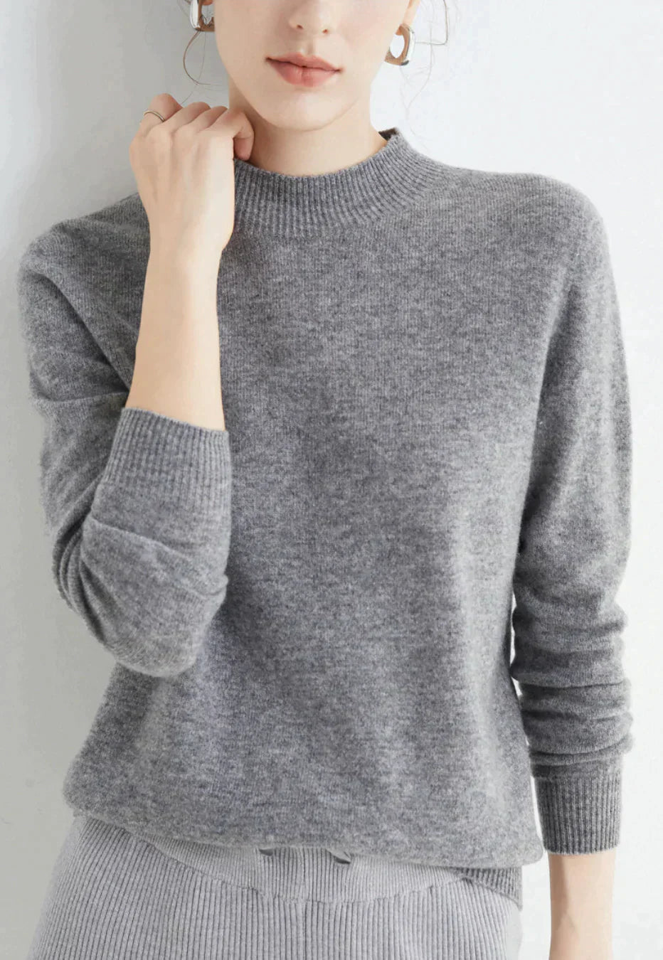 Ida™ | Hyggelig Højhalset Sweater - Freya Kobenhavn
