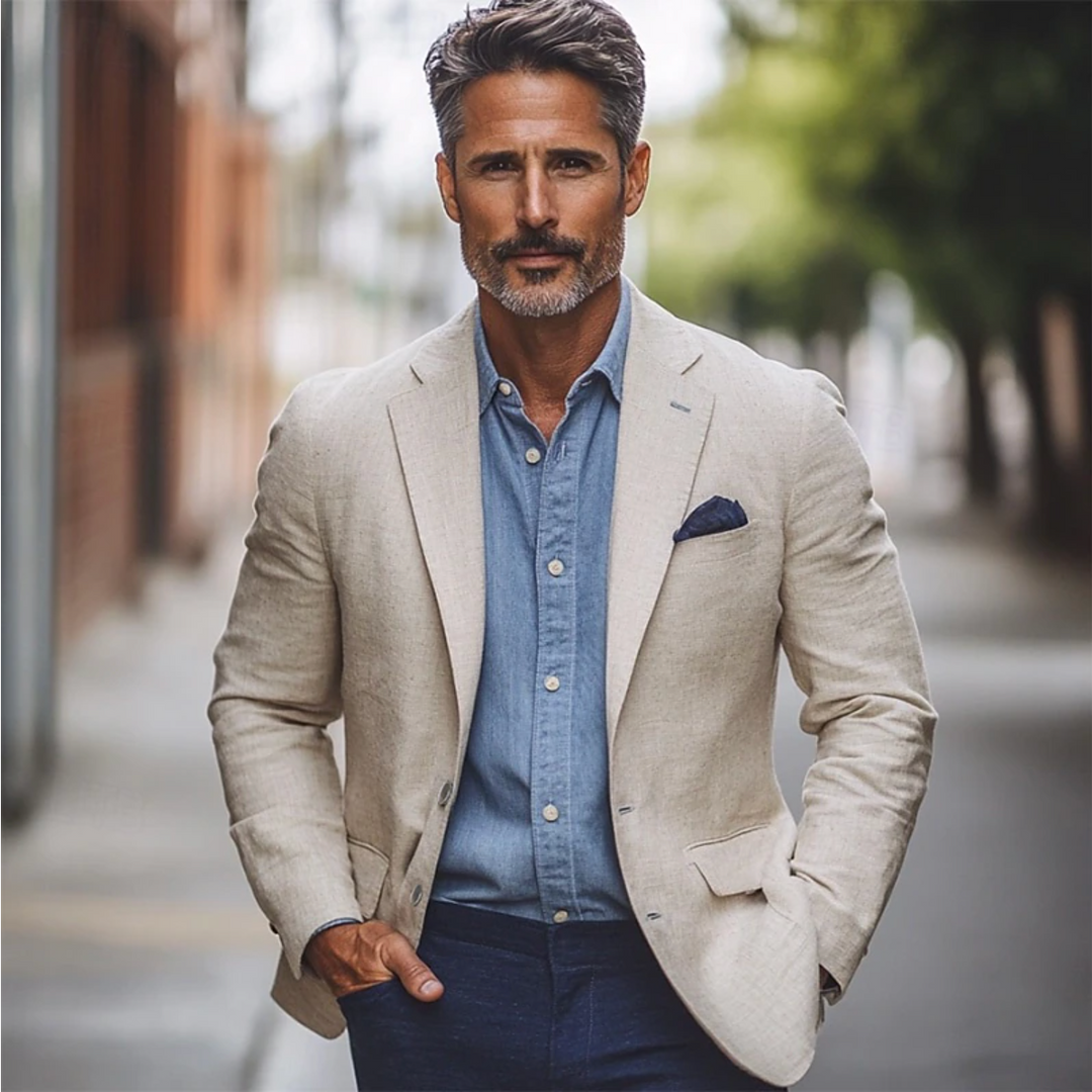 Valentin | Herre Casual Blazerjakke Med Slim Fit - Freya Kobenhavn