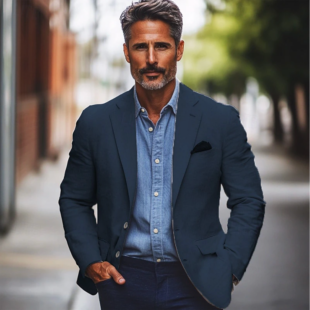 Valentin | Herre Casual Blazerjakke Med Slim Fit - Freya Kobenhavn