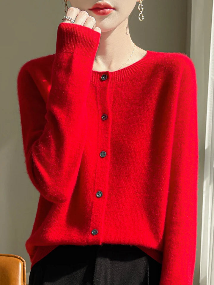 Jasmin | Elegant Og Stilfuld Let Cardigan Med Knapper - Freya Kobenhavn