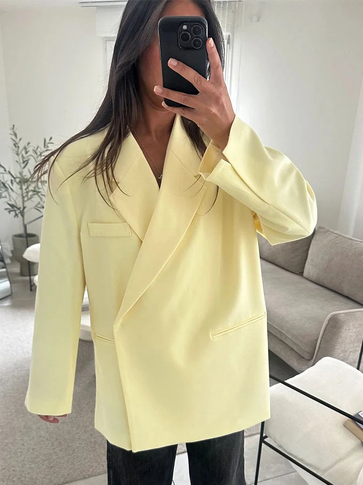 Grethe | Dame Sommerblazer Med Løs Pasform - Freya Kobenhavn