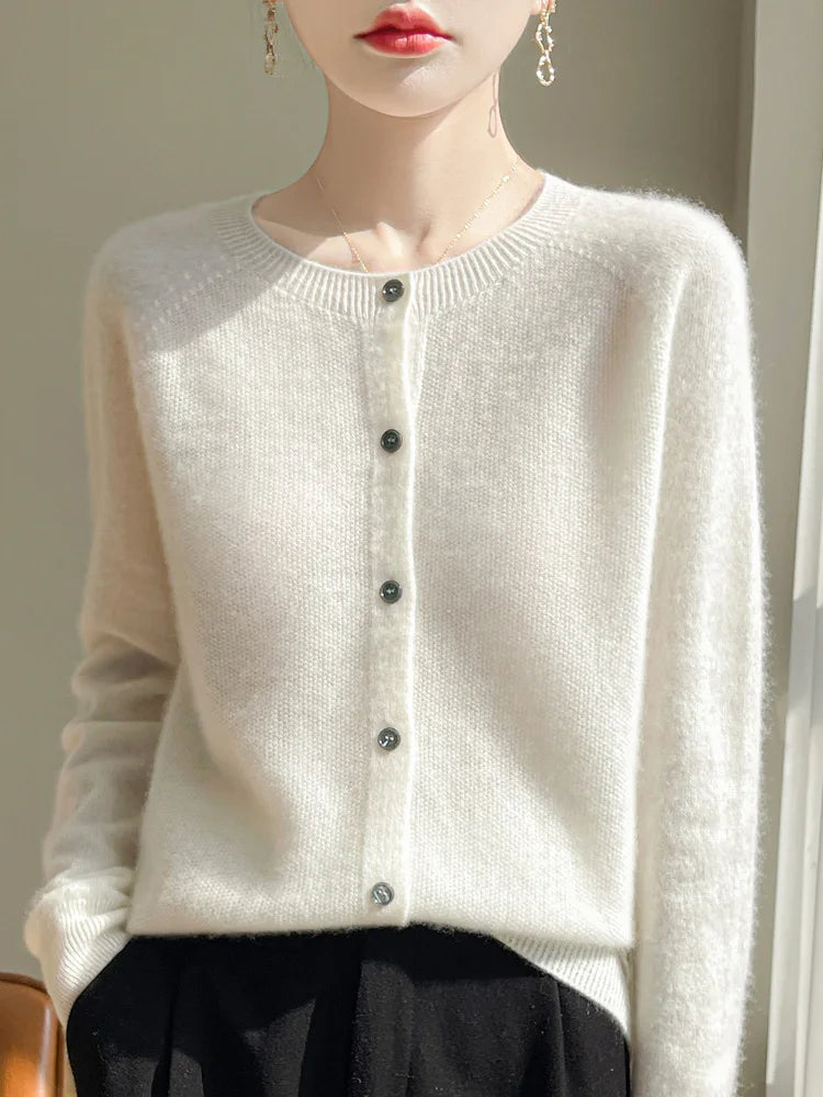 Jasmin | Elegant Og Stilfuld Let Cardigan Med Knapper - Freya Kobenhavn
