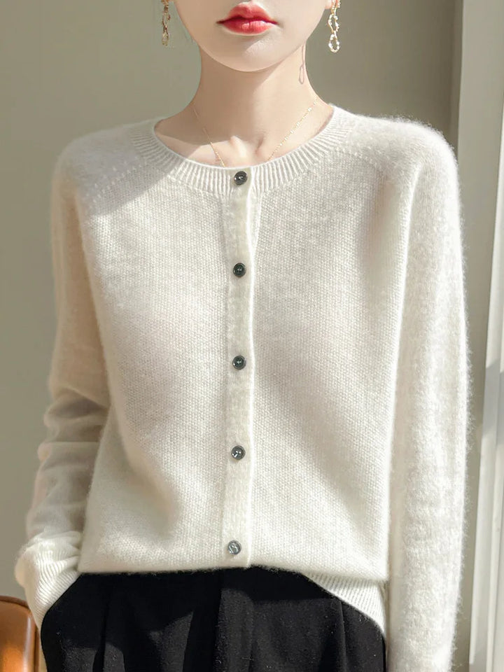 Jasmin | Elegant Og Stilfuld Let Cardigan Med Knapper - Freya Kobenhavn