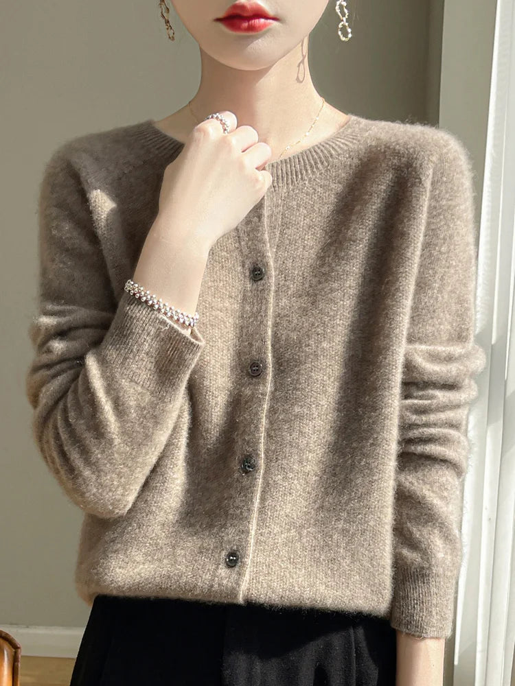 Jasmin | Elegant Og Stilfuld Let Cardigan Med Knapper - Freya Kobenhavn