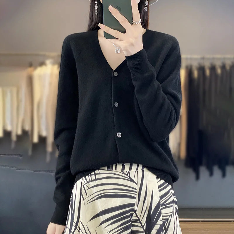 Christella | Elegant Og Behagelig Vintercardigan - Freya Kobenhavn