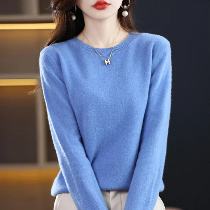 Gitte™ | Stilfuld Blød Lyserød Sweater - Freya Kobenhavn