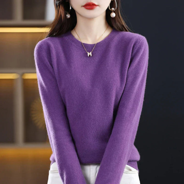 Gitte™ | Stilfuld Blød Lyserød Sweater - Freya Kobenhavn