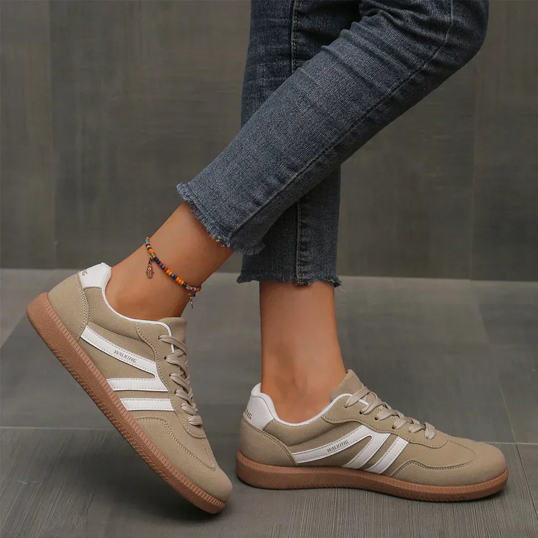Celina | Dame Vinter Sneakers med Snøring og Blød Sål - Freya Kobenhavn