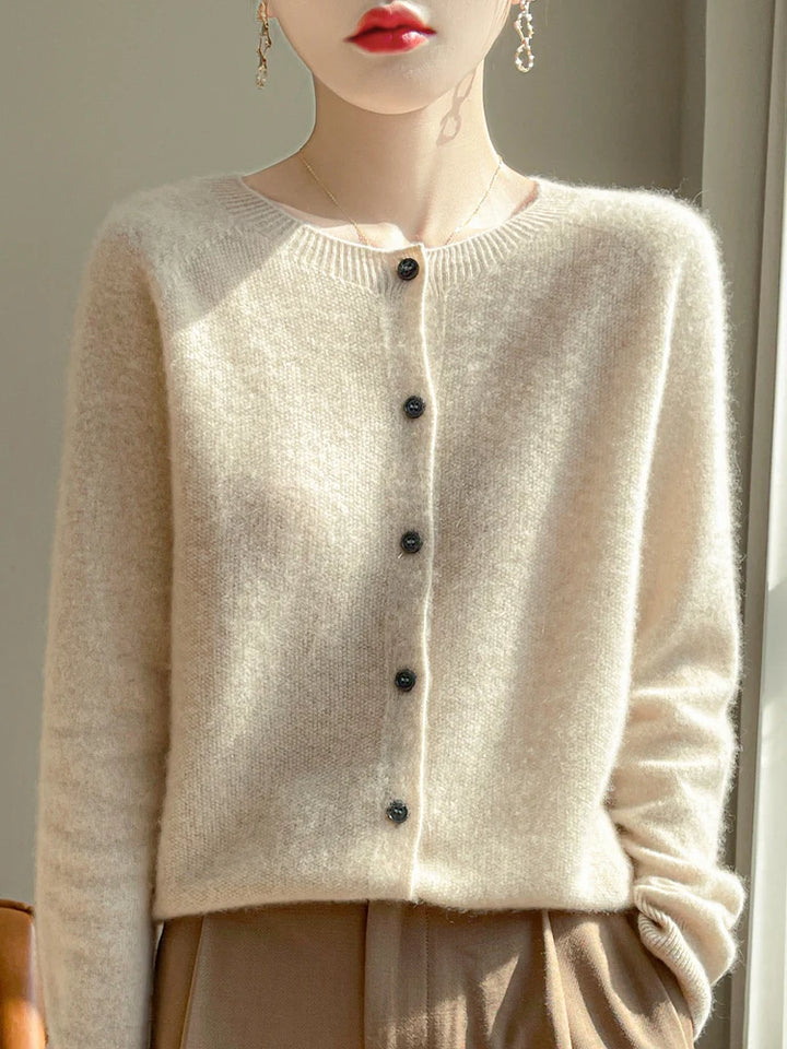 Jasmin | Elegant Og Stilfuld Let Cardigan Med Knapper - Freya Kobenhavn