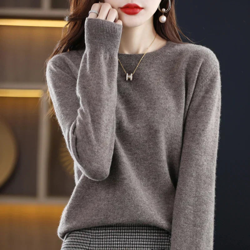 Gitte™ | Stilfuld Blød Lyserød Sweater - Freya Kobenhavn