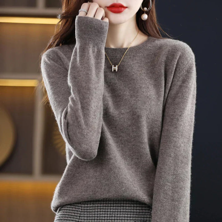 Gitte™ | Stilfuld Blød Lyserød Sweater - Freya Kobenhavn