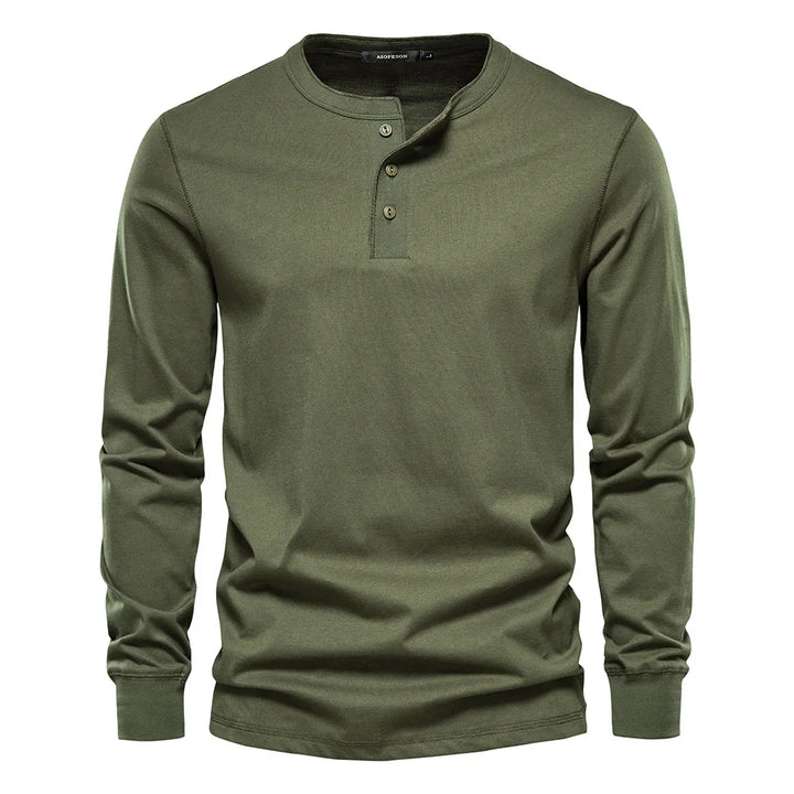 Lorenz | Stilfuld Og Behagelig Langærmet Henley-Shirt - Freya Kobenhavn