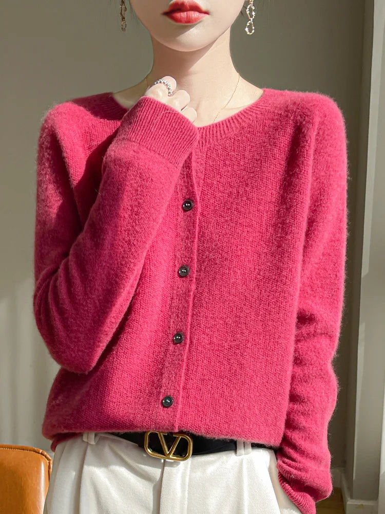 Jasmin | Elegant Og Stilfuld Let Cardigan Med Knapper - Freya Kobenhavn