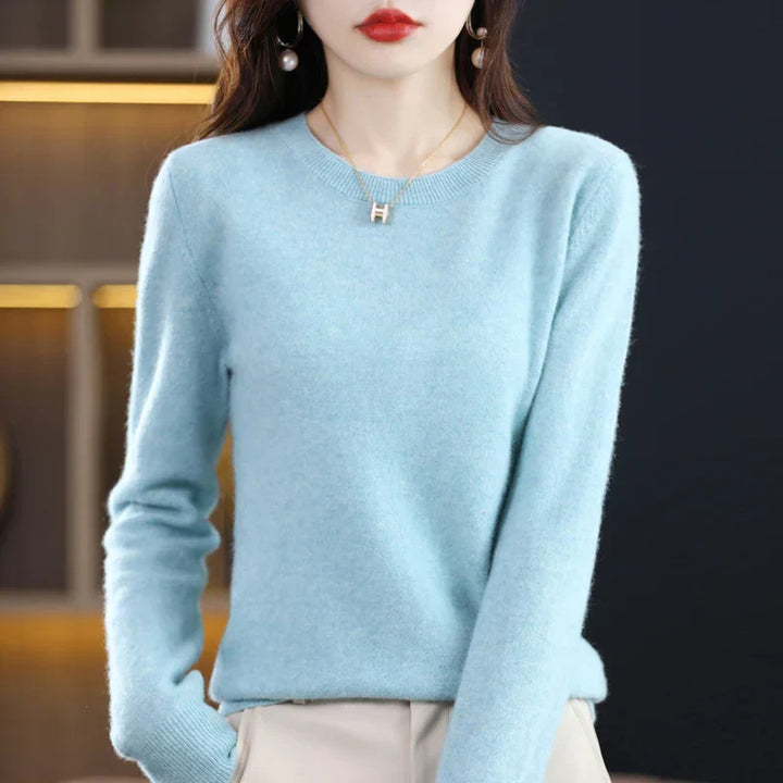 Gitte™ | Stilfuld Blød Lyserød Sweater - Freya Kobenhavn