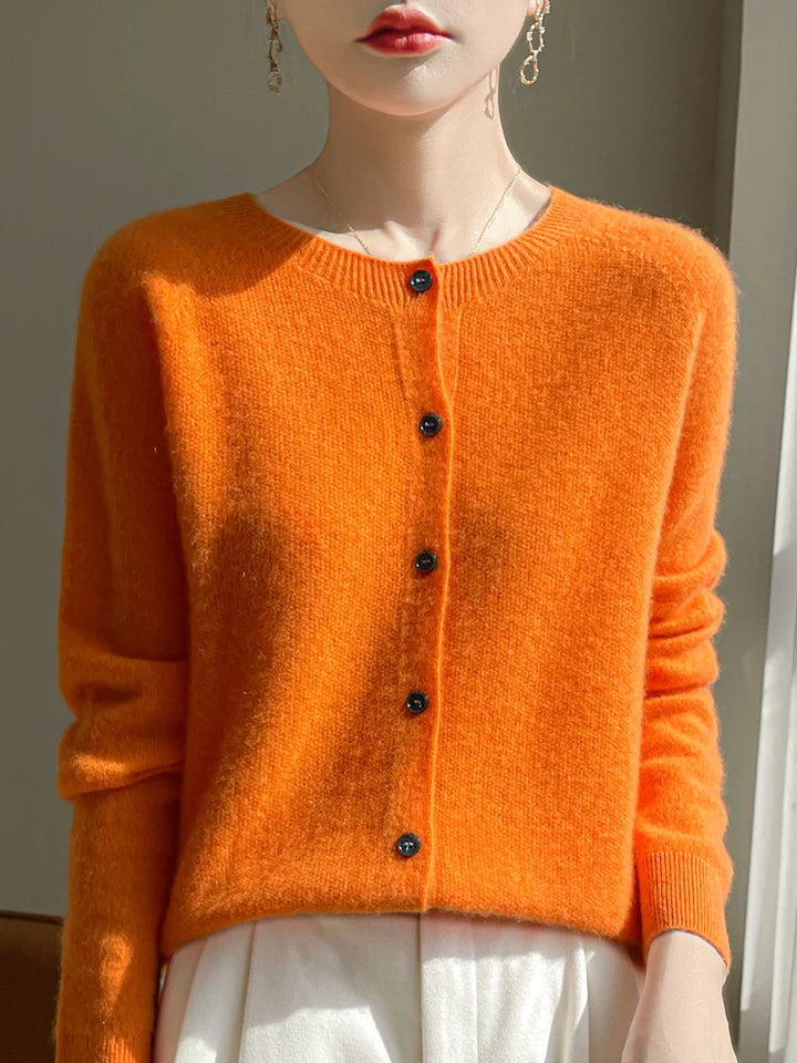Jasmin | Elegant Og Stilfuld Let Cardigan Med Knapper - Freya Kobenhavn