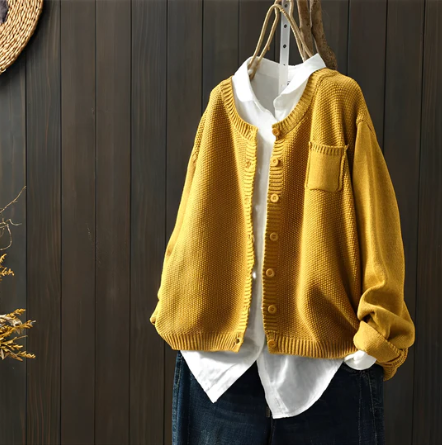 Heidi™ | Knaplukket Strikcardigan - Freya Kobenhavn