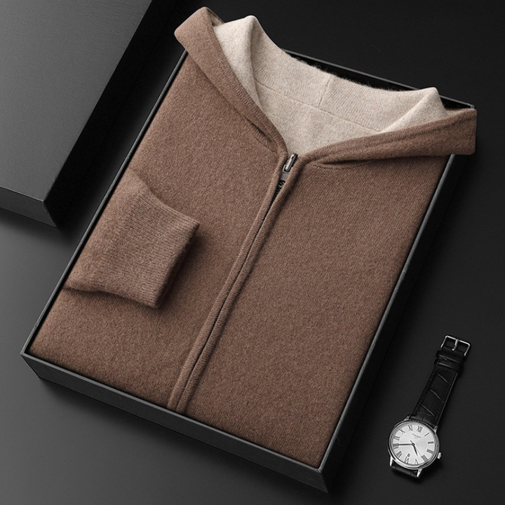 Norbert | Herre Fleece Hoodie med Lynlås - Freya Kobenhavn