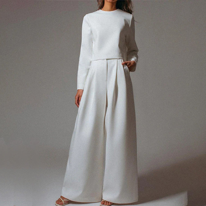 Isolde | Dame Sort Crop Top Og Bukser Sæt - Freya Kobenhavn