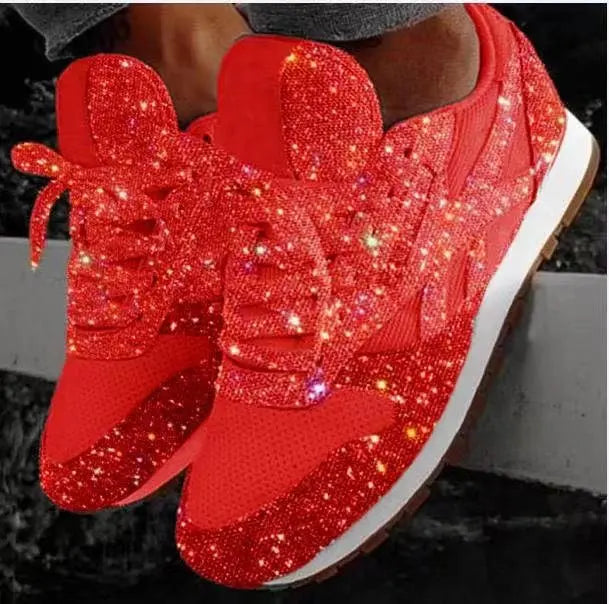 Ellinor | Stilfulde Og Komfortable Glitrende Sneakers - Freya Kobenhavn