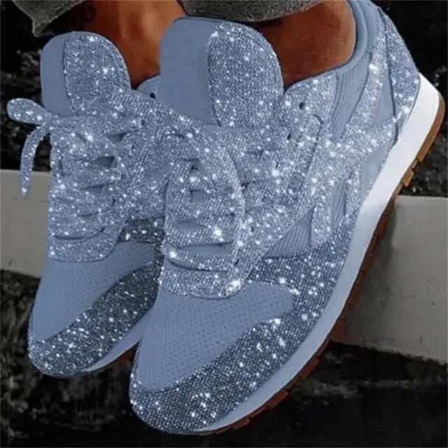 Ellinor | Stilfulde Og Komfortable Glitrende Sneakers - Freya Kobenhavn