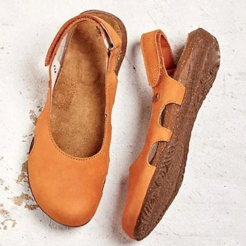 Marina | Komfortable Spejlede Dame Sandaler - Freya Kobenhavn