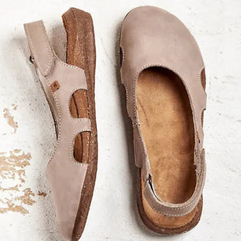 Marina | Komfortable Spejlede Dame Sandaler - Freya Kobenhavn