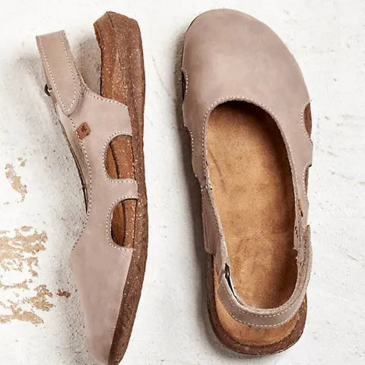 Marina | Komfortable Spejlede Dame Sandaler - Freya Kobenhavn
