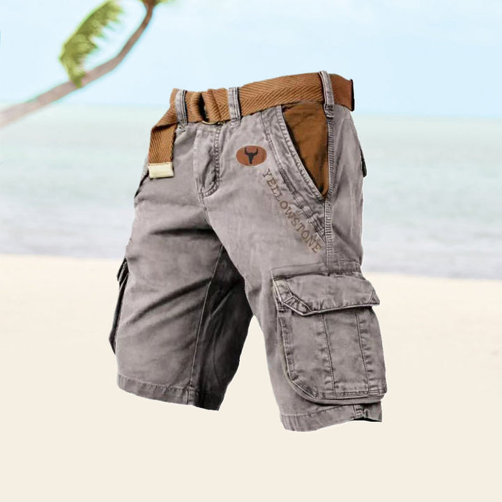 Thage | Yellowstone Cargo Shorts til Mænd - Freya Kobenhavn