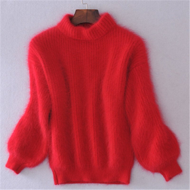 Frida | Blød Sweater med Puffærmer - Freya Kobenhavn