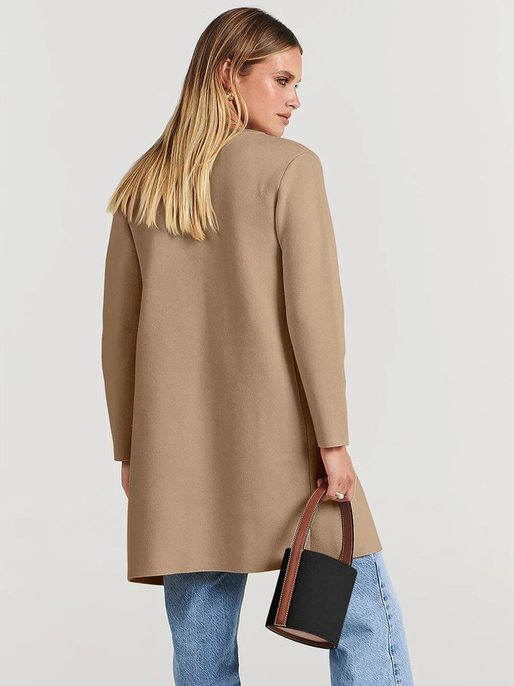 Dagmar | Dame Hyggelig Vinter Cardigan med Lommer - Freya Kobenhavn