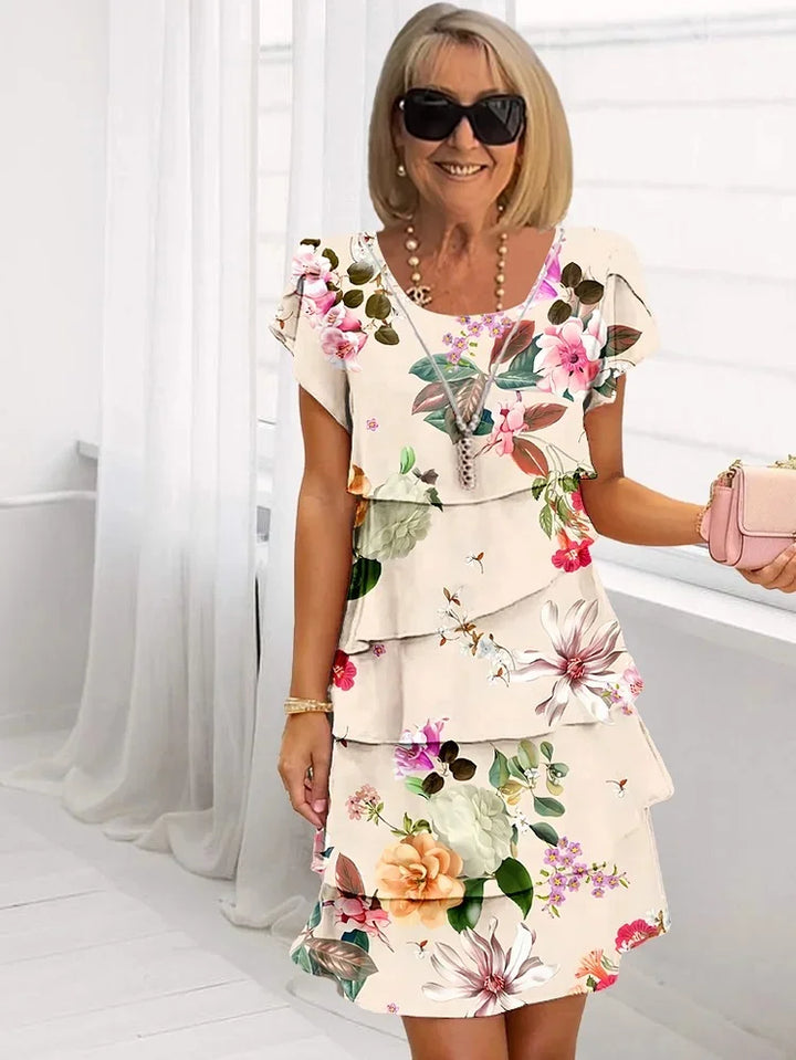Giselle™ | Blomstret Kjole – Når komfort møder elegance! - Freya Kobenhavn