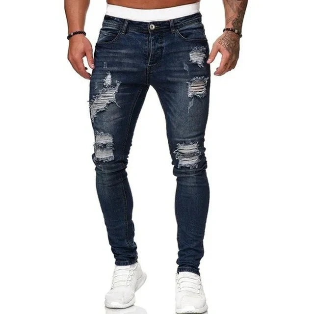Niels | Stilfulde Rippede Skinny Jeans Til Mænd - Freya Kobenhavn