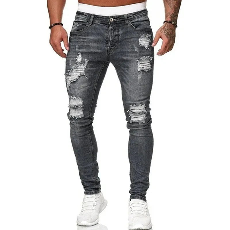 Niels | Stilfulde Rippede Skinny Jeans Til Mænd - Freya Kobenhavn