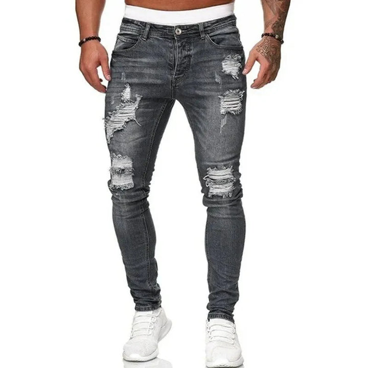 Niels | Stilfulde Rippede Skinny Jeans Til Mænd - Freya Kobenhavn