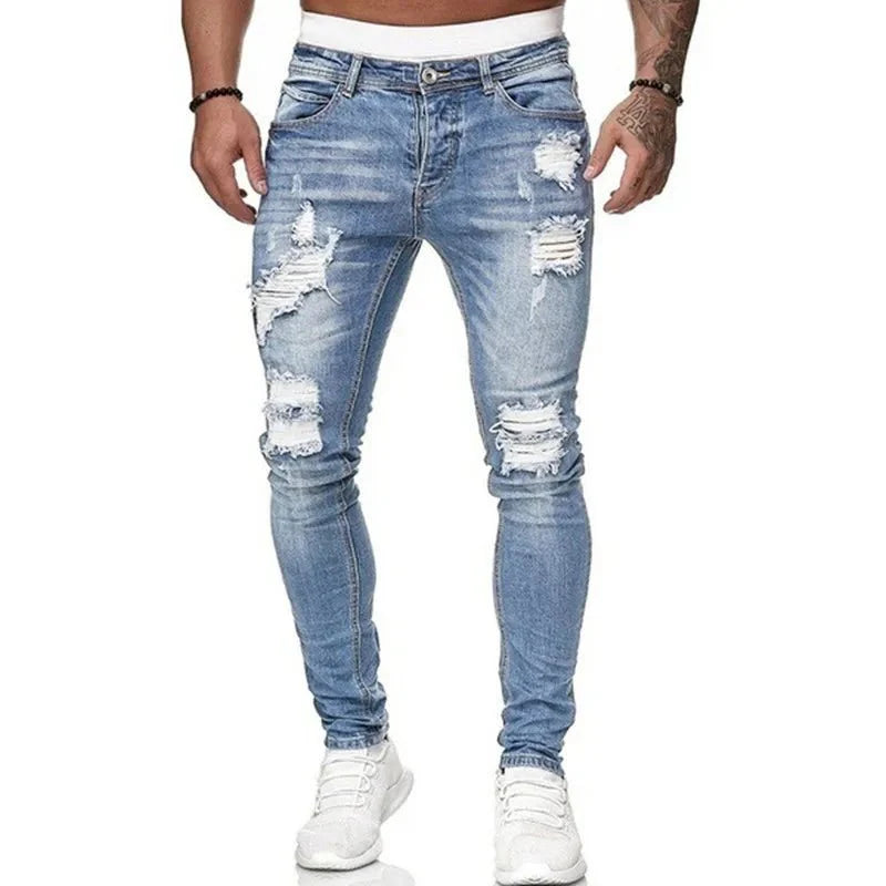 Niels | Stilfulde Rippede Skinny Jeans Til Mænd - Freya Kobenhavn