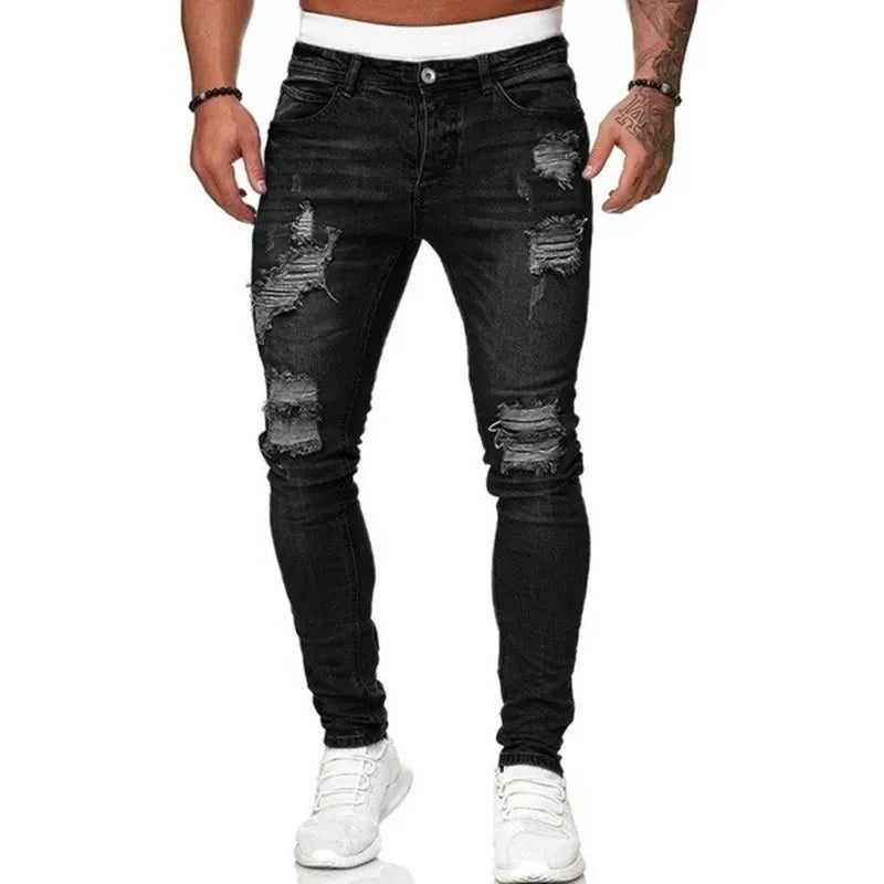Niels | Stilfulde Rippede Skinny Jeans Til Mænd - Freya Kobenhavn