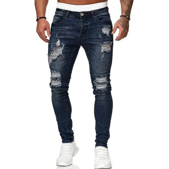 Niels | Stilfulde Rippede Skinny Jeans Til Mænd - Freya Kobenhavn