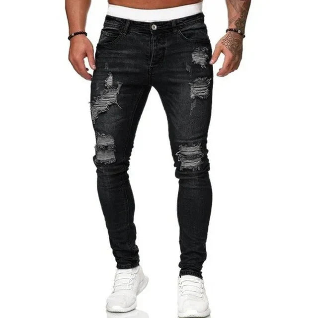 Niels | Stilfulde Rippede Skinny Jeans Til Mænd - Freya Kobenhavn