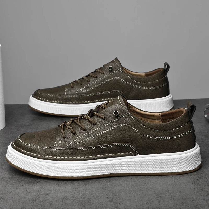 Philip | Herre Vinter Sneakers med Snørelukning og Tykk Sål - Freya Kobenhavn